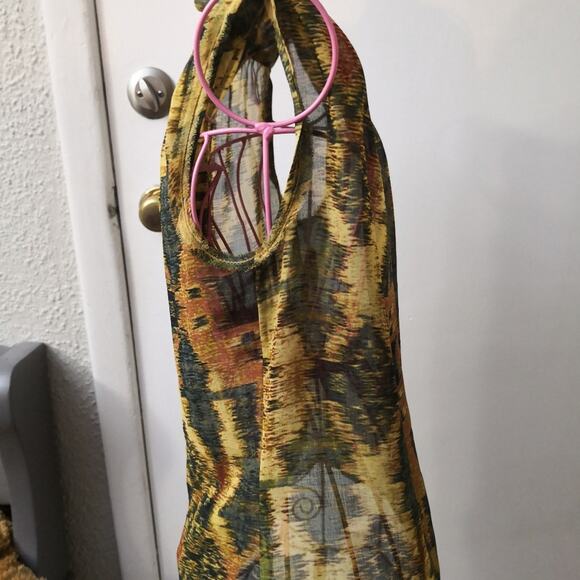 RACHEL Rachel Roy Multicolor NeckTie Blouse 2 Corporate Siren Dopamine Festival - Picture 4 of 11